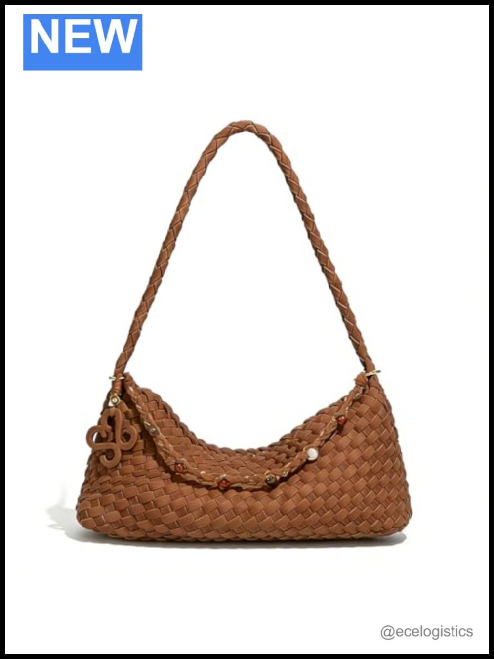 Woven Suede Shoulder Bag Women's Tote Handbag Slouchy Hobo